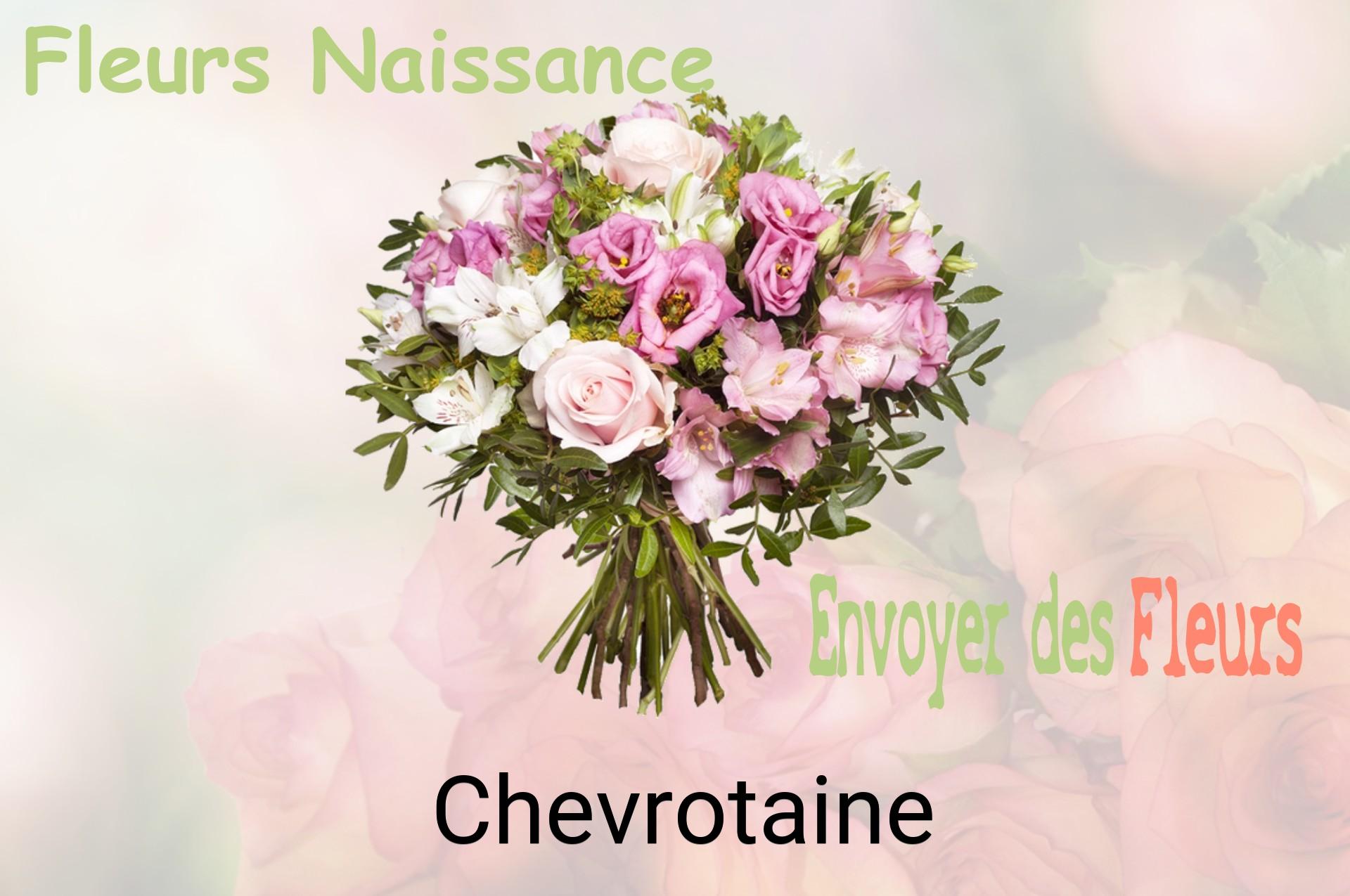 Bouquet de fleurs de naissance livré à Chevrotaine