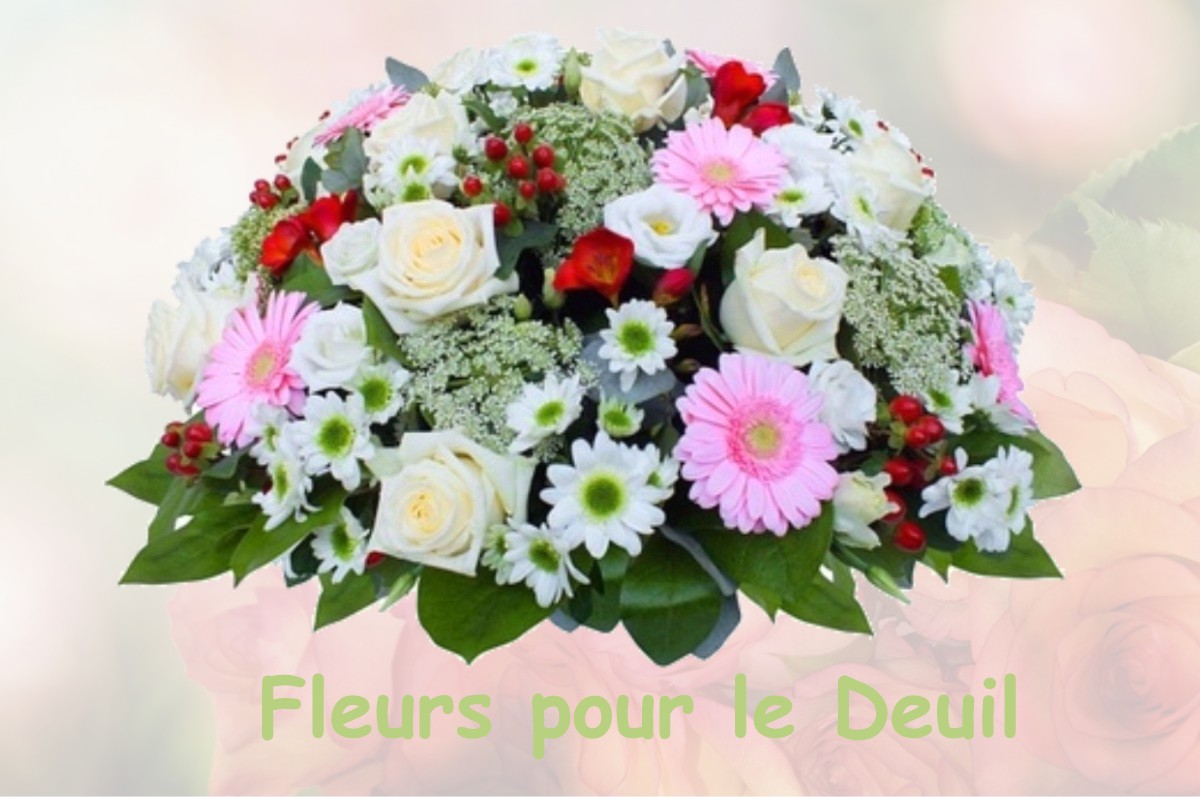 fleurs deuil CHEVROTAINE